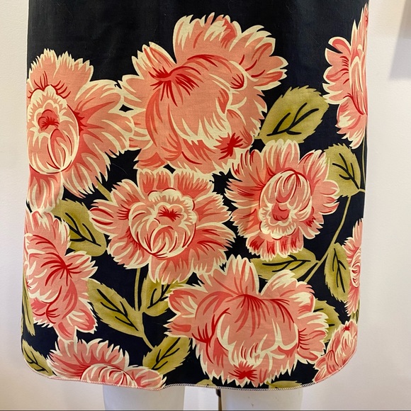 Cute Strapless Flora Dress With Pink Bow - Picture 3 of 4